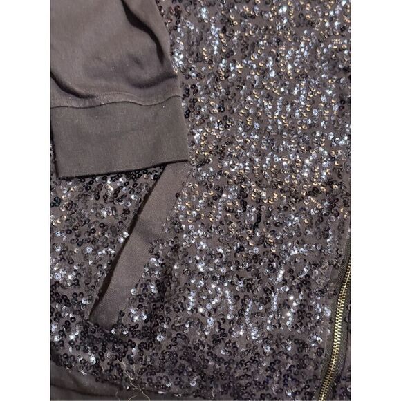 Isaac mizhari live blue sequin  logo  full Zip-up Hoodie plus 1xl - Picture 4 of 8